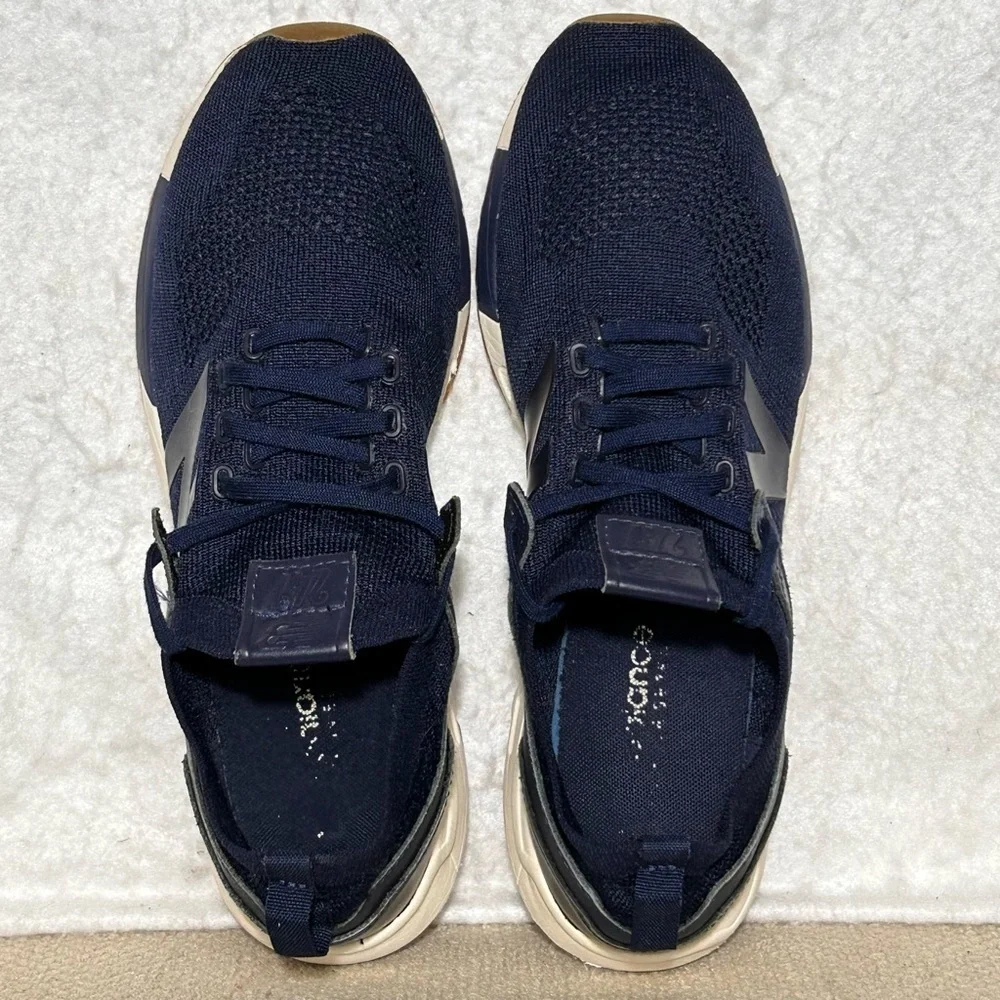 New Balance Mens Blue 247 Deconstructed Lightweight Running Sneakers Shoes SZ 10